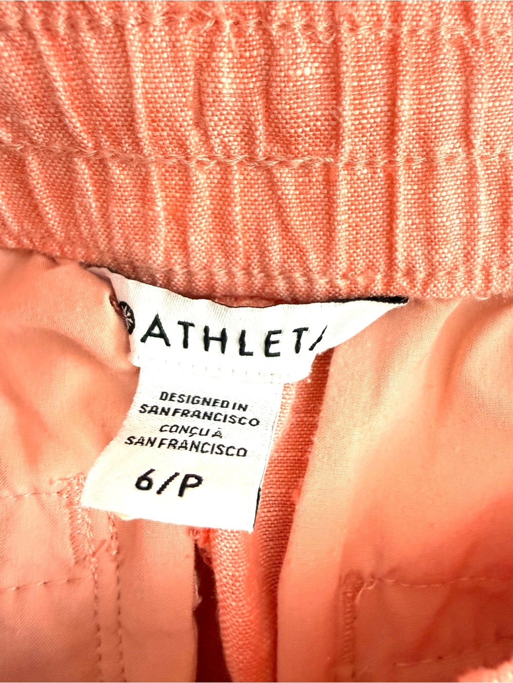 Athleta Retreat Wide Leg Linen Pants - Picture 5 of 6